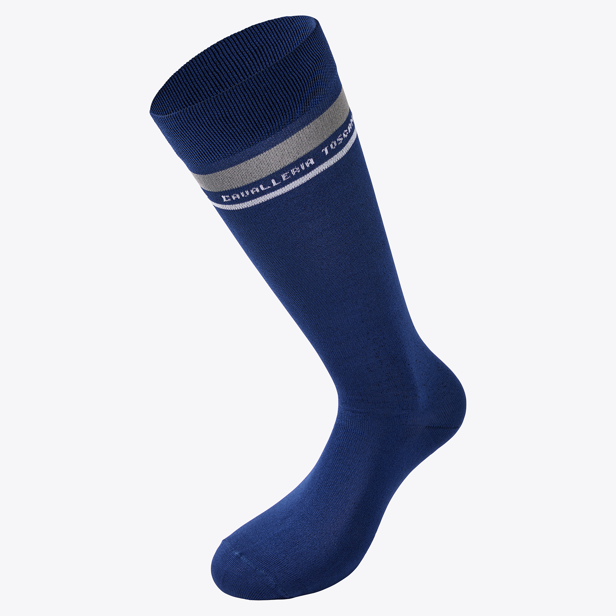 양말_Embroidered CT Stripe Socks_ROYAL BLUE